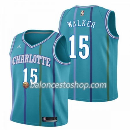 Camiseta Hombre NBA Charlotte Hornet Kemba Walker 15 Jordan Classic Edition Swingman